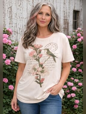 Cottagecore Moon Dance Tee: Afternoon Break